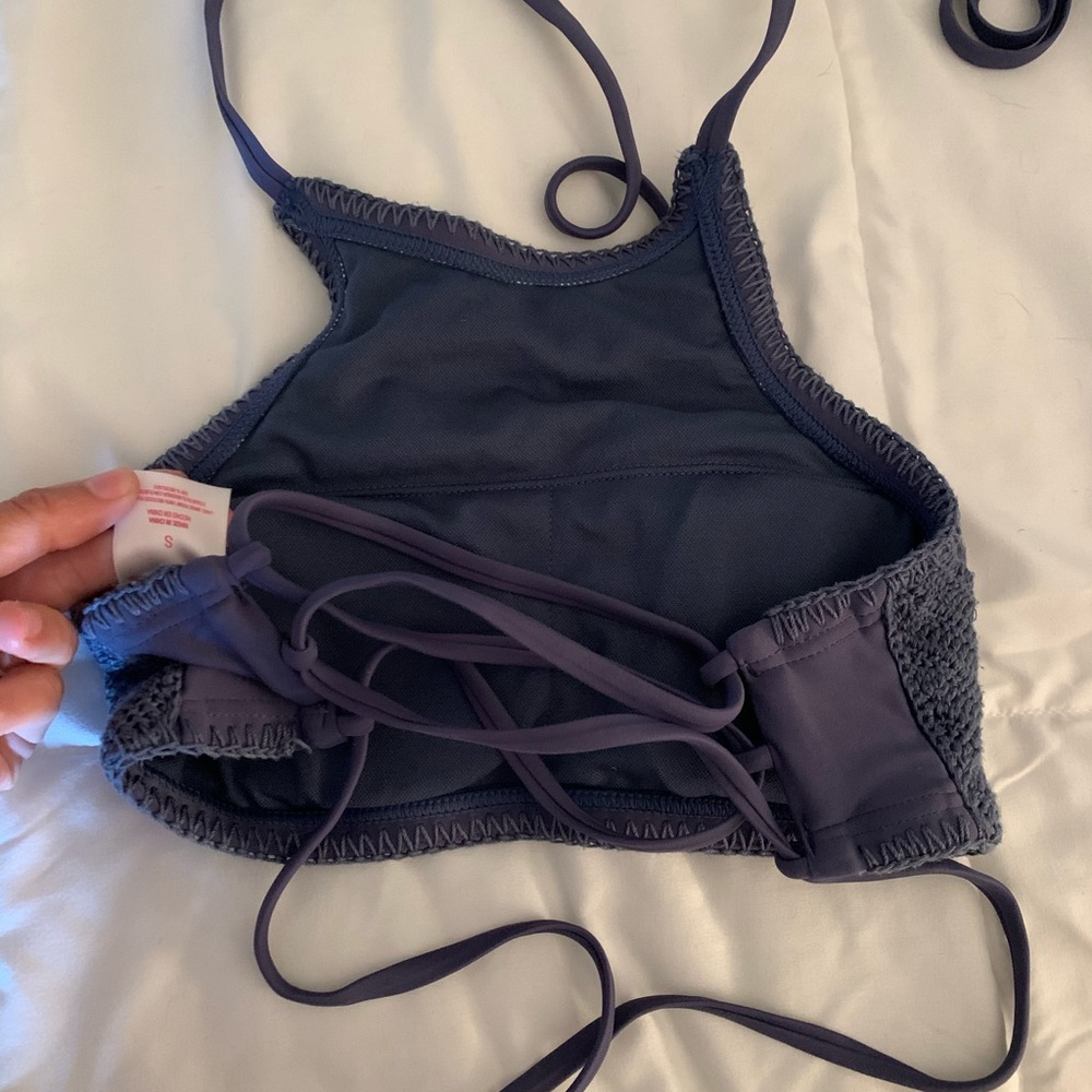 Crochet bikini top